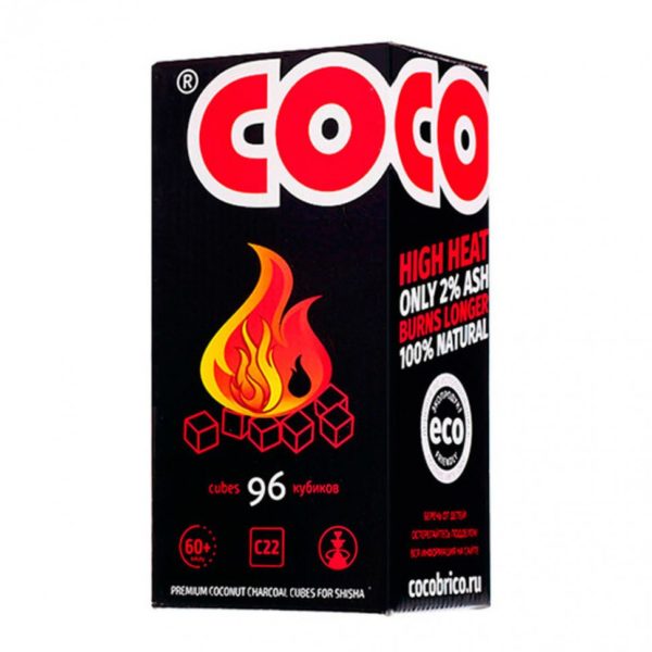 Кокосовый Уголь Для Кальяна (Cocobrico) 22mm